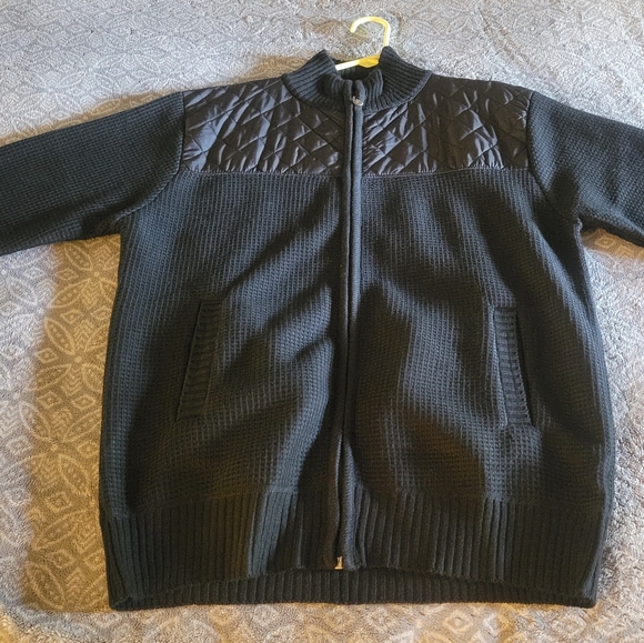 Gioberti Mens M Black Sweatshirt ZipUp Jacket - Picture 2 of 5